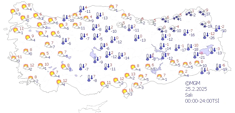 25 Şubat Salı