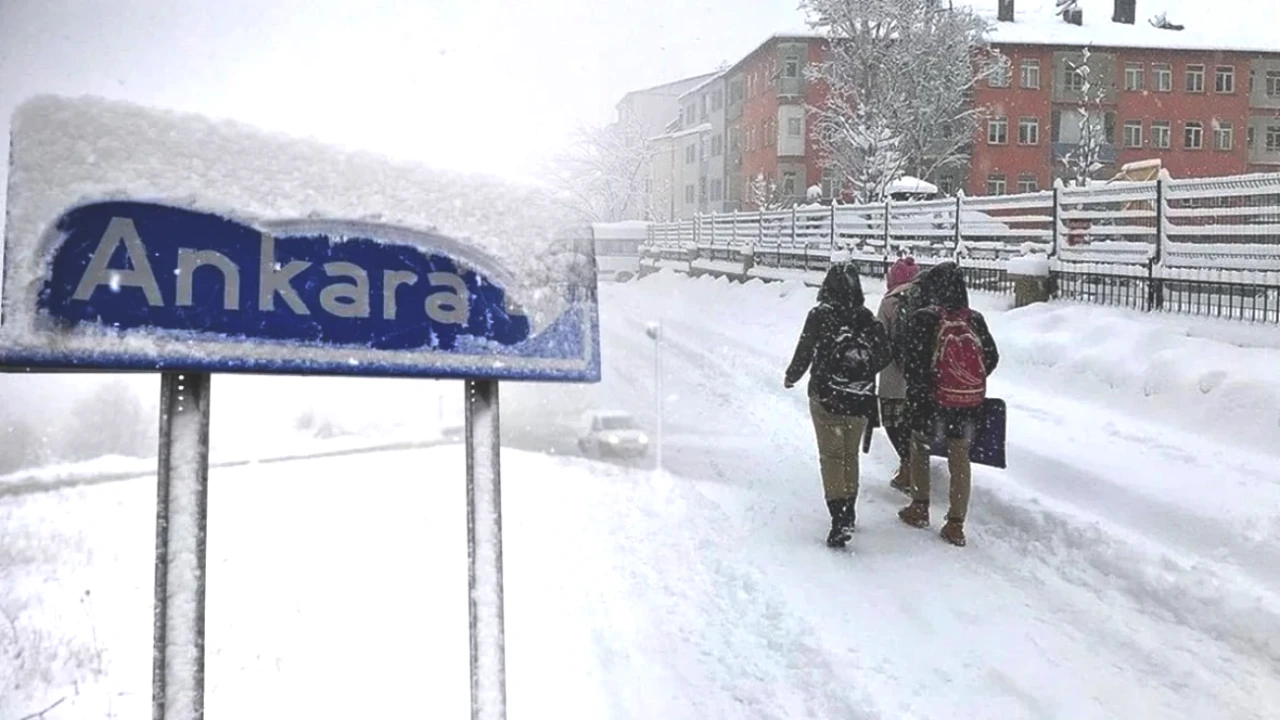 Ankara'da Yoğun Kar Yağışı! Okullar Neden Tatil Edilmedi?